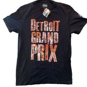 IndyCar Detroit Grand Prix Men’s Small Black T-shirt NWT Back To The Streets